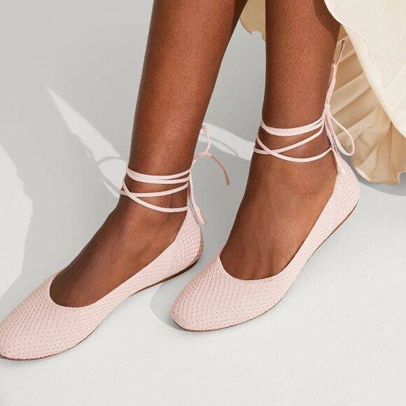 Rothy's Square Wrap Ballet Flats in Ballerina Pink - Sz. 8 - Picture 7 of 7